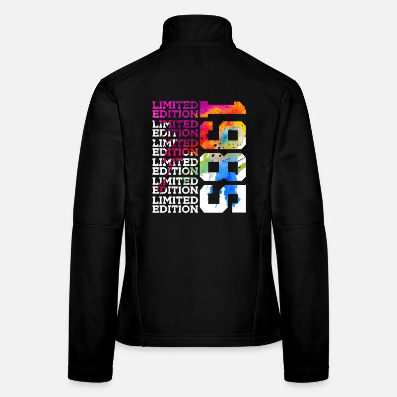 ÉDITION LIMITÉE 1985 41 ANS 41E ANNIVERSAIRE Veste en tissu softshell Femme