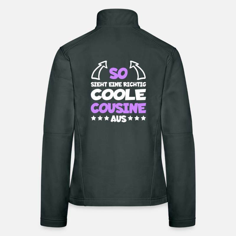 Really Cool Cousin Funny Saying Gift Women's Softshell Jacket