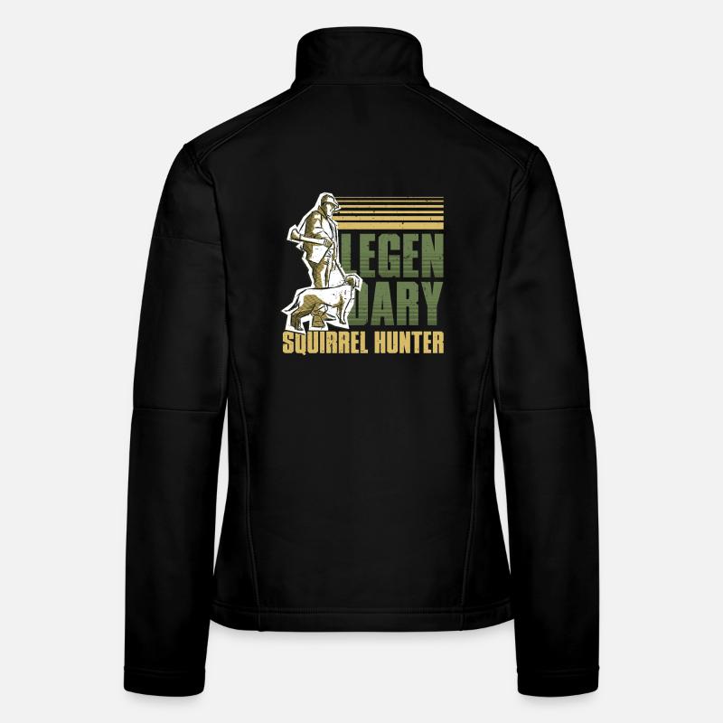 Squirrel Hunter Tree Rat Women's Softshell Jacket