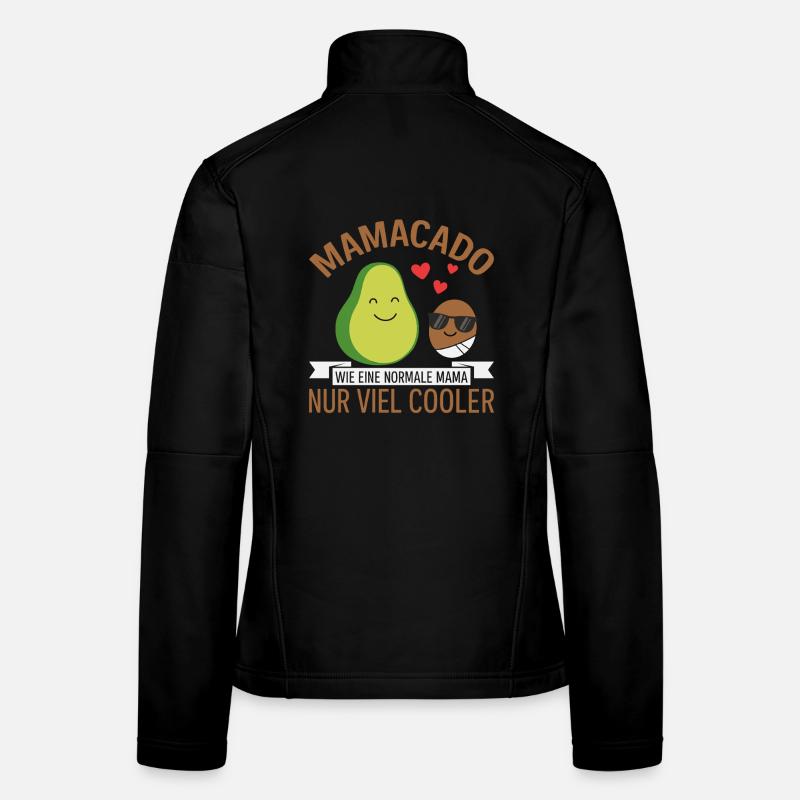 Future maman MAMACADO BEAUCOUP PLUS COOL Drôle Veste en tissu softshell Femme