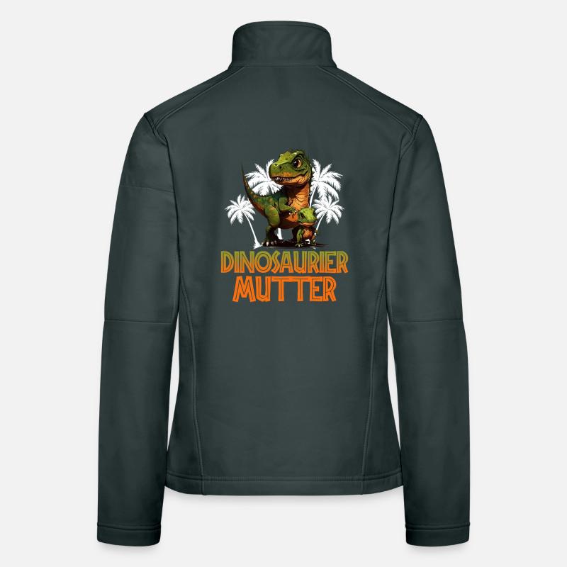 Werdende Mutter MAMA SAURUS Bald Mama Lustig Frauen Softshelljacke