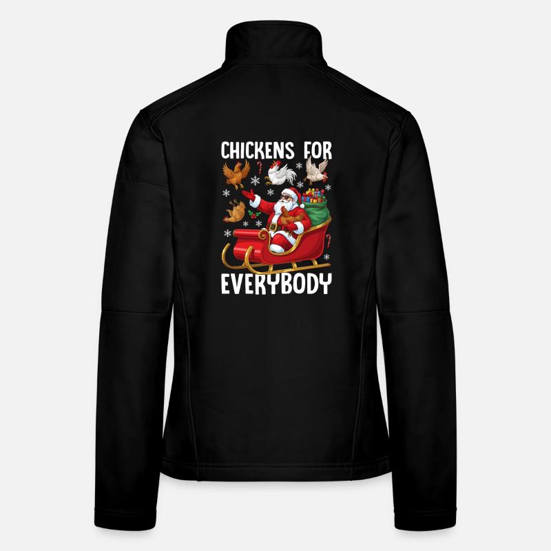 Des poulets pour tout le monde Veste en tissu softshell Femme