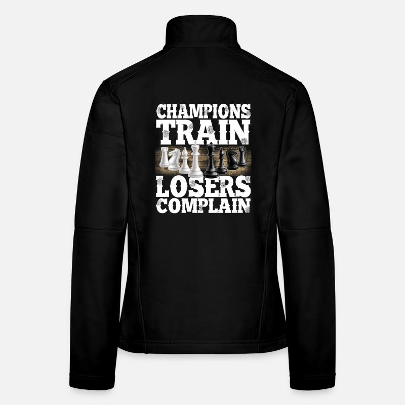 Échecs Veste en tissu softshell Femme