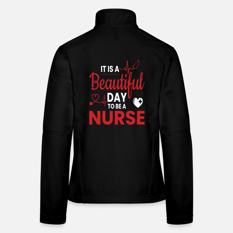 infirmier Veste en tissu softshell Femme