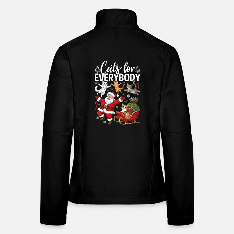 Des chats pour tout le monde Veste en tissu softshell Femme