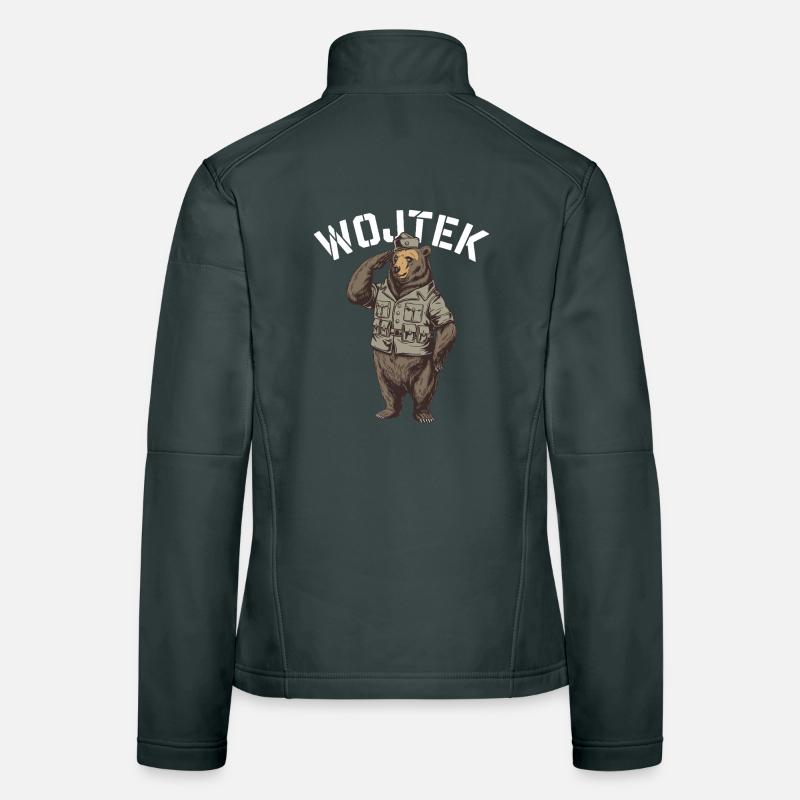 Wojtek Explorer Bear Women's Softshell Jacket