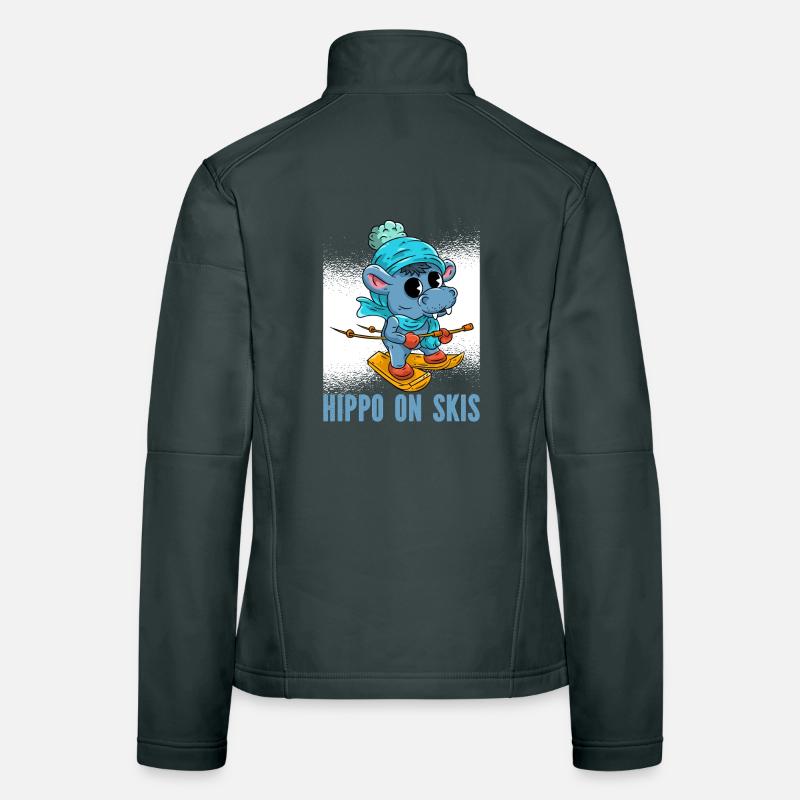 Nilpferd Ski  Frauen Softshelljacke