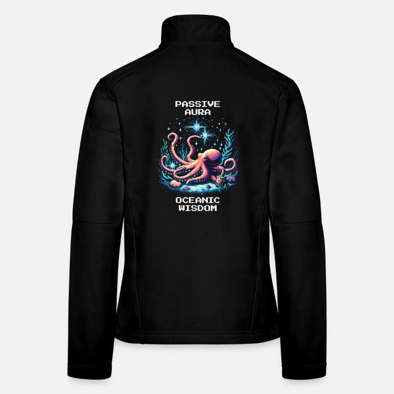 Oceanic Wisdom | Passive Aura Octopus Spell Women's Softshell Jacket