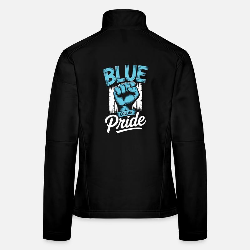 Blue Collar Worker Craft Construction Worker Women's Softshell Jacket
