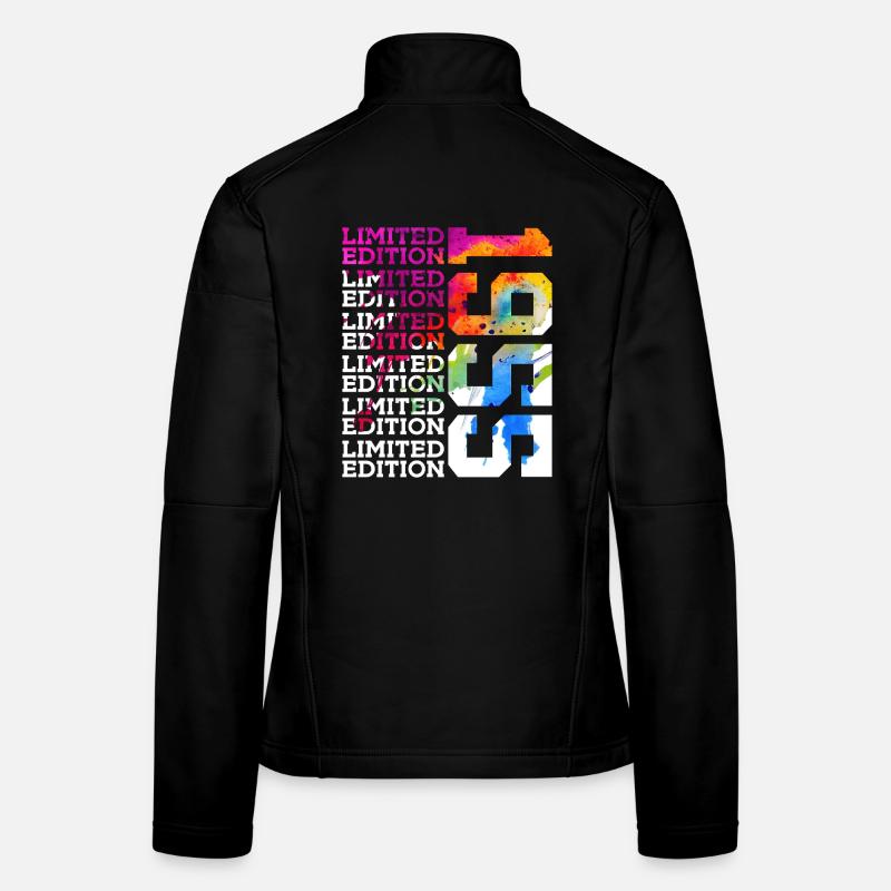 ÉDITION LIMITÉE 1955 71 ANS 71E ANNIVERSAIRE Veste en tissu softshell Femme