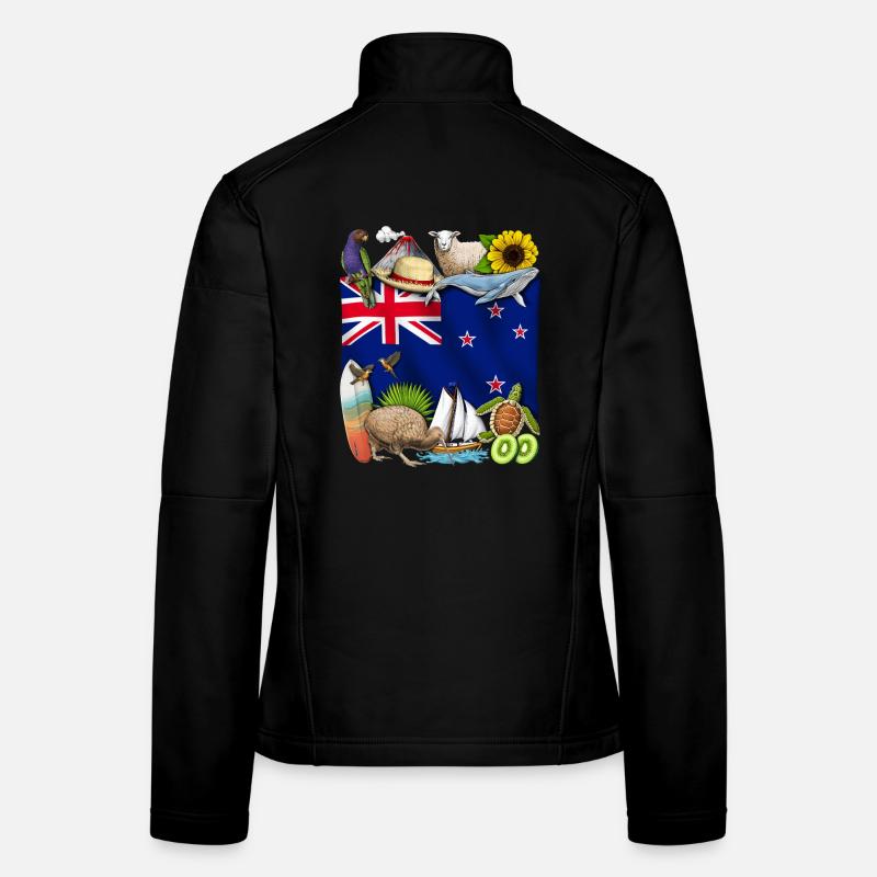 Neuseeländischer Stolz Frauen Softshelljacke