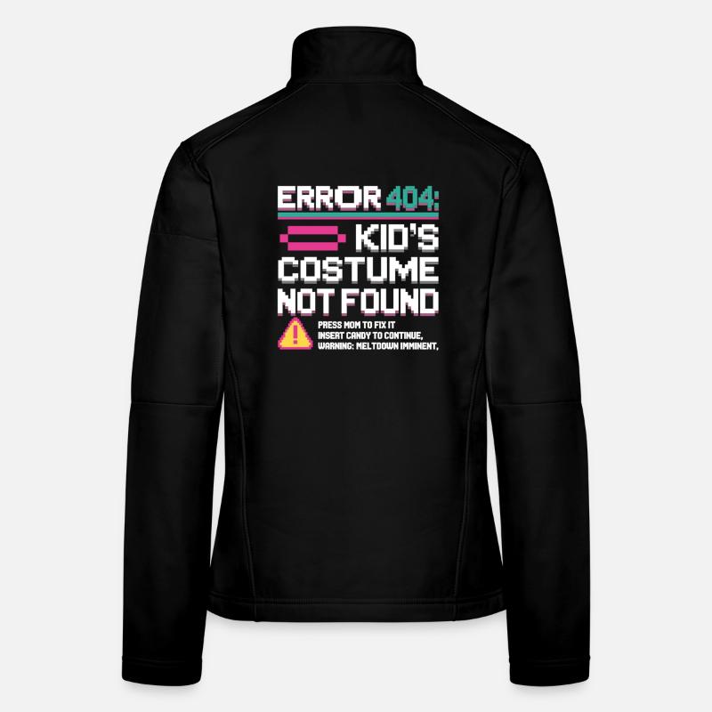Error 404 Kinderkostüm nicht gefunden Frauen Softshelljacke