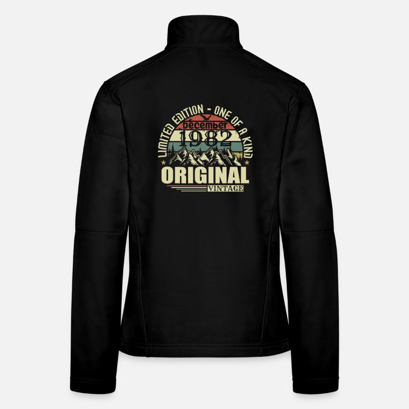 December 1982 December Anniversary December 1982 Women's Softshell Jacket