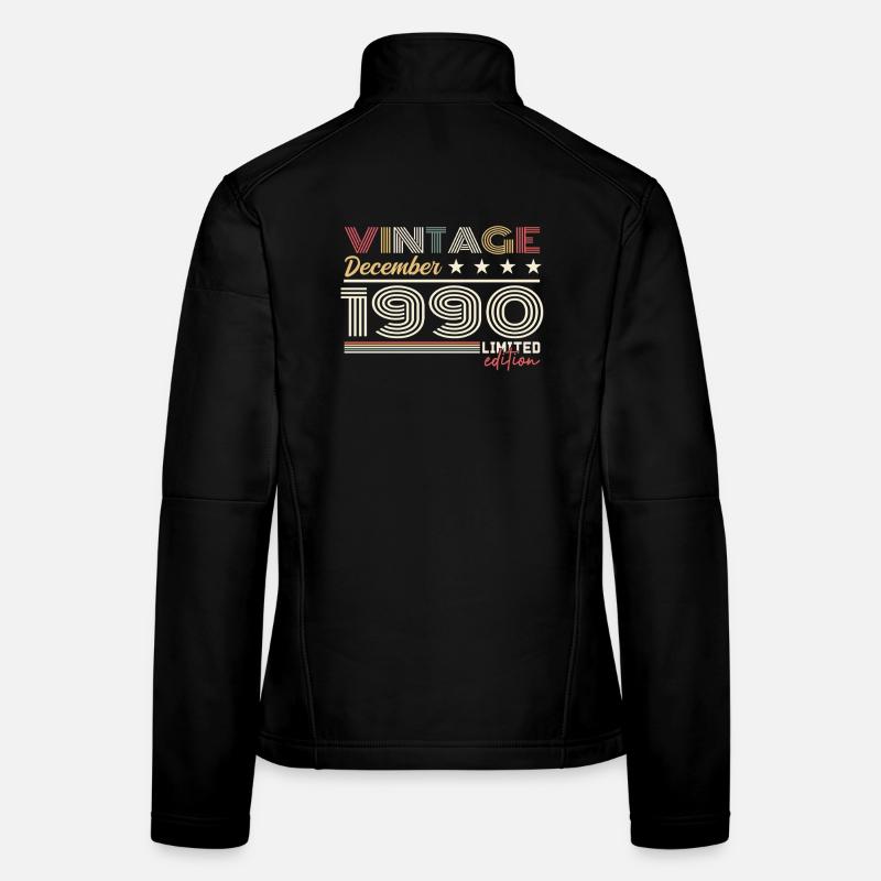 Cadeau Décembre 1990 Veste en tissu softshell Femme