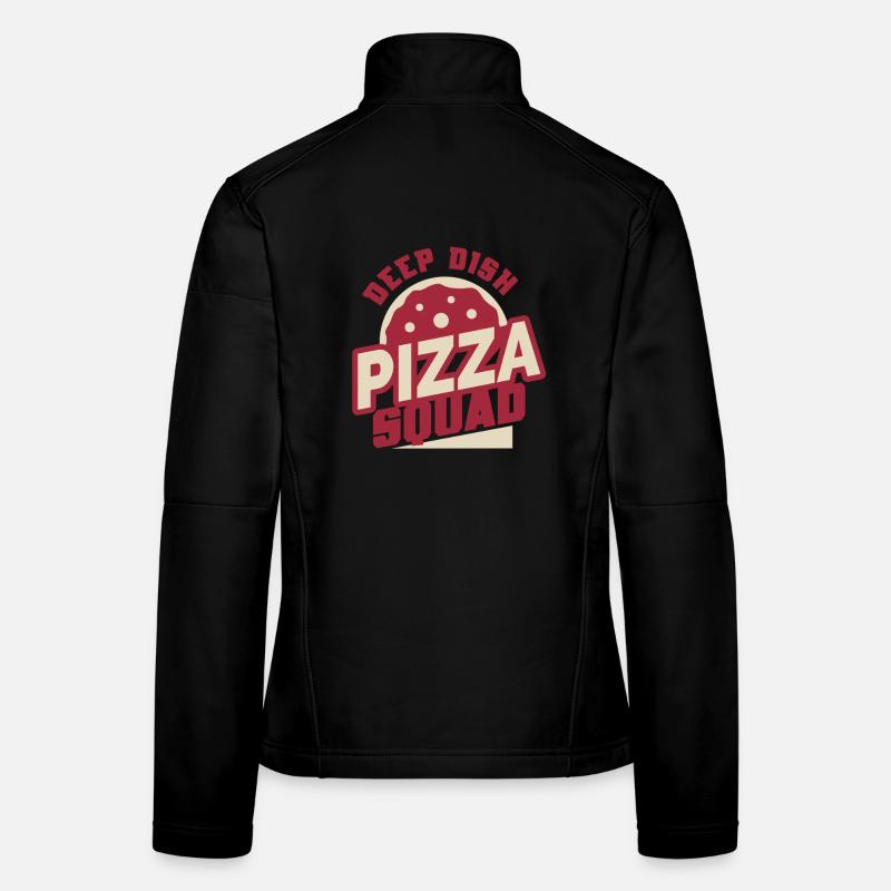 Deep Dish Pizza Squad Chicargo Women's Softshell Jacket