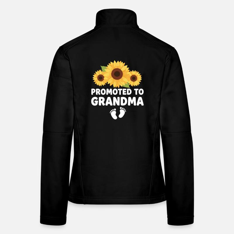 Expectant granny loading future grandmother Women's Softshell Jacket