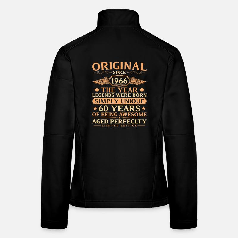 Original 1966 Vintage - 60th Birthday Women's Softshell Jacket