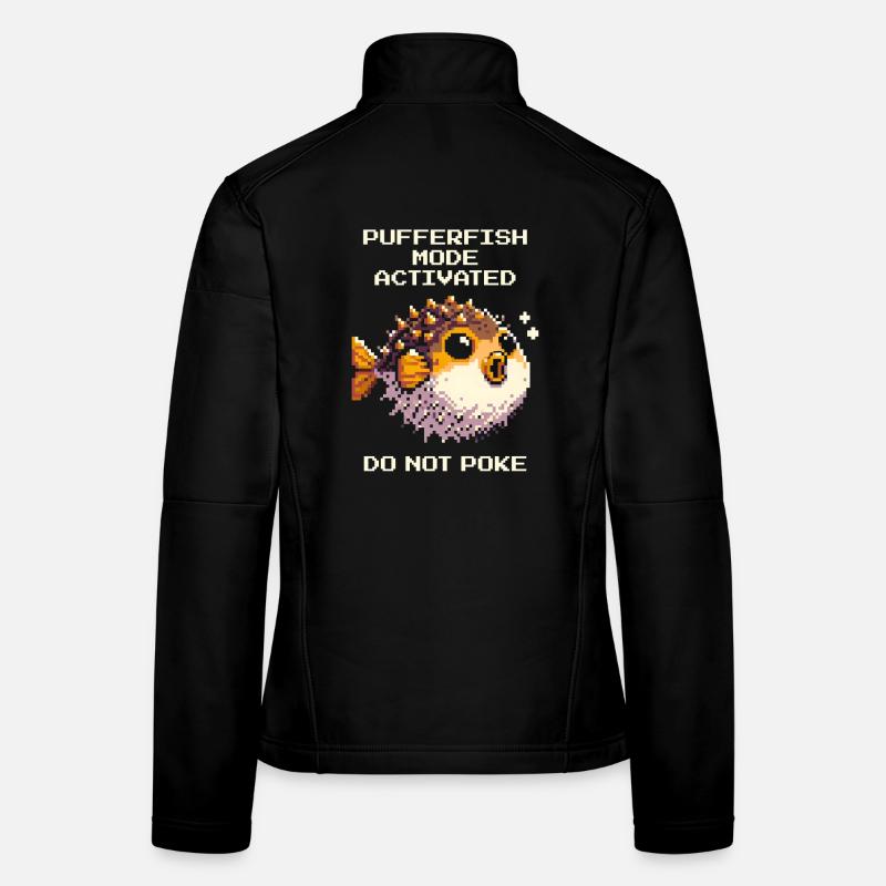 Kugelfisch-Modus aktiv: nicht pieksen | Gaming Frauen Softshelljacke
