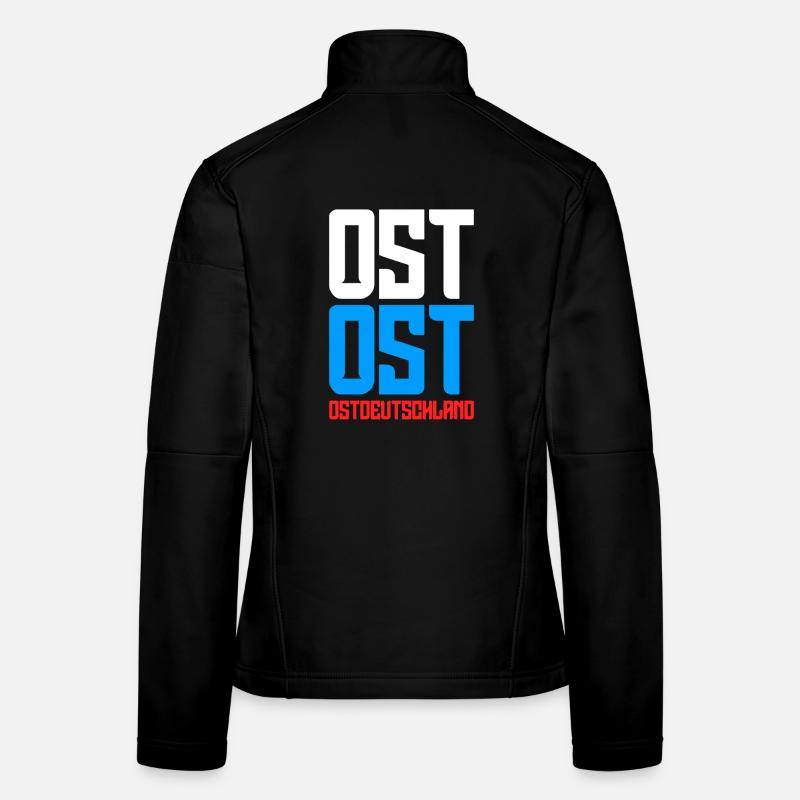 Est Est Est Allemagne de l’Est Veste en tissu softshell Femme