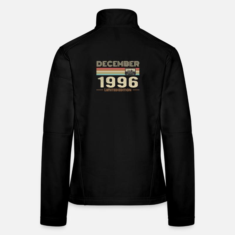 December 1996 Birthday December 1996 December Women's Softshell Jacket