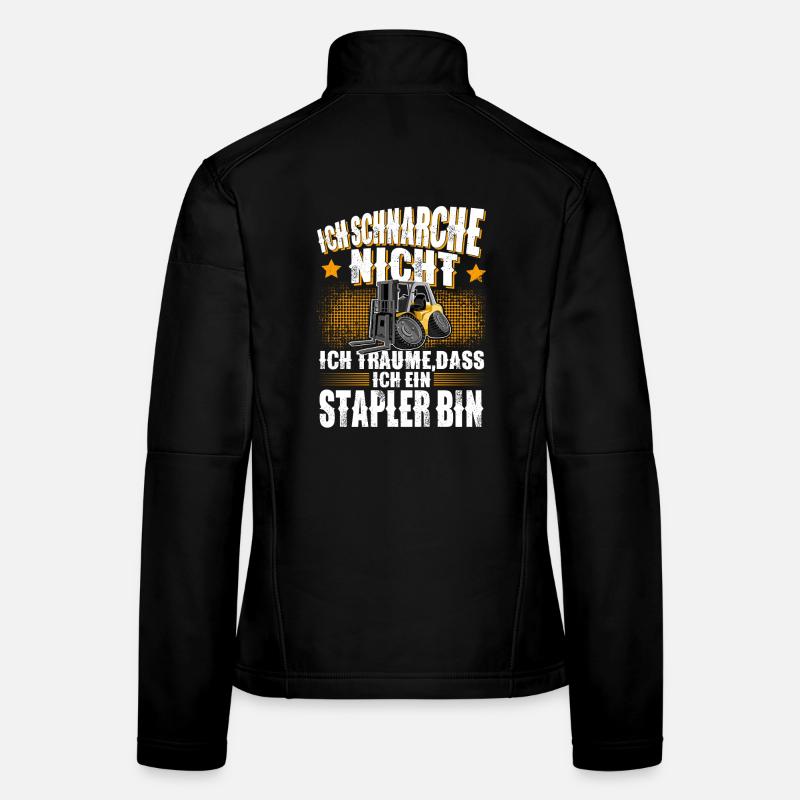 Gabelstapler Stapler Frauen Softshelljacke
