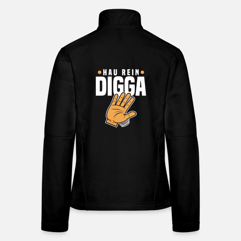 Hau Rein Digga Frauen Softshelljacke