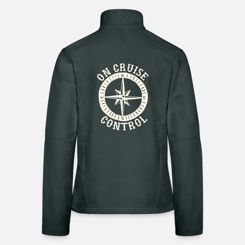 On Cruise Control Compass Crest Circle Emblem Women's Softshell Jacket