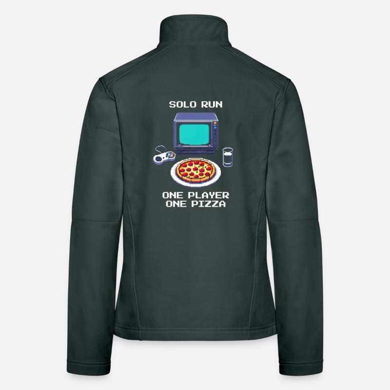 Solo Run: One Player, One Pizza | Singleplayer Women's Softshell Jacket