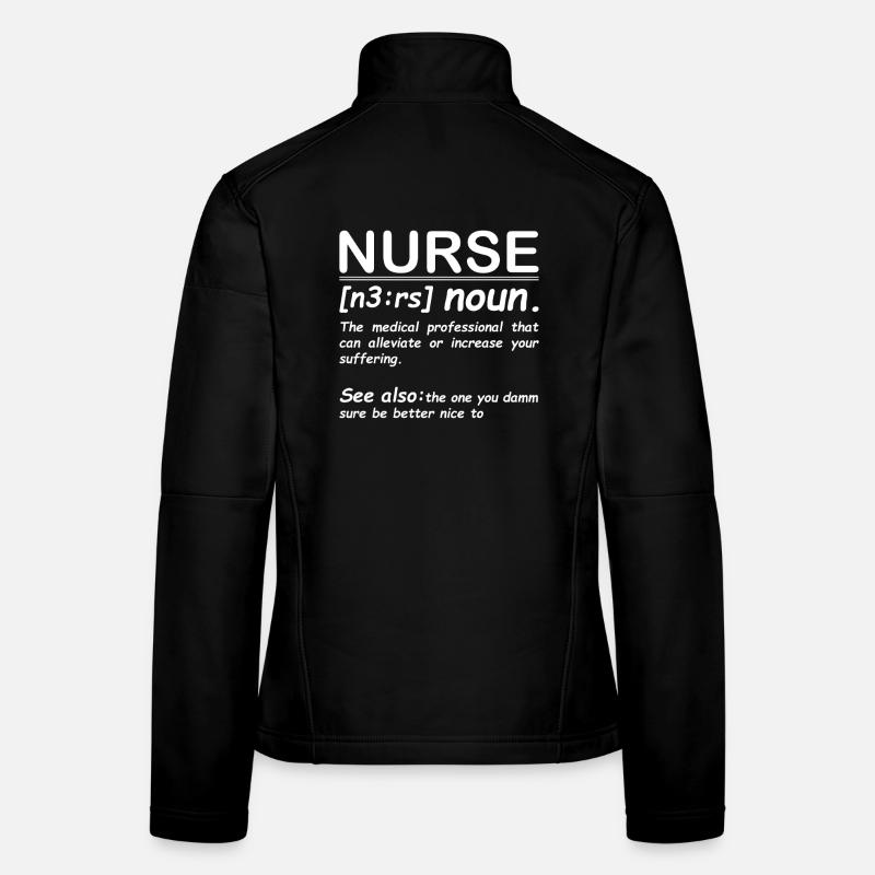 Krankenschwester Frauen Softshelljacke