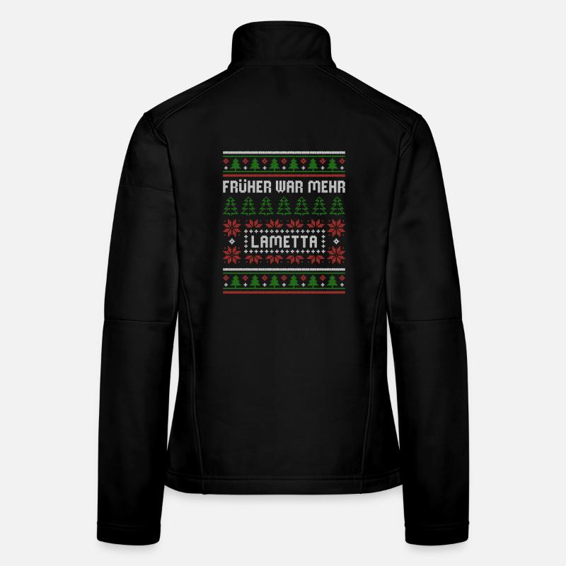 Il y avait plus de guirlandes - Noël laid Veste en tissu softshell Femme