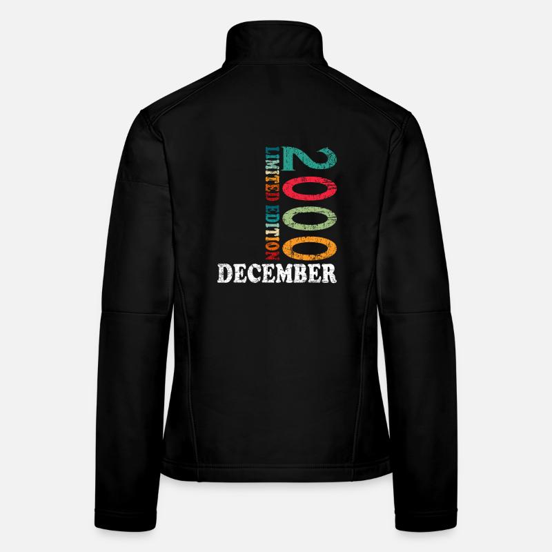 Birthday in December 2000 - December Women's Softshell Jacket