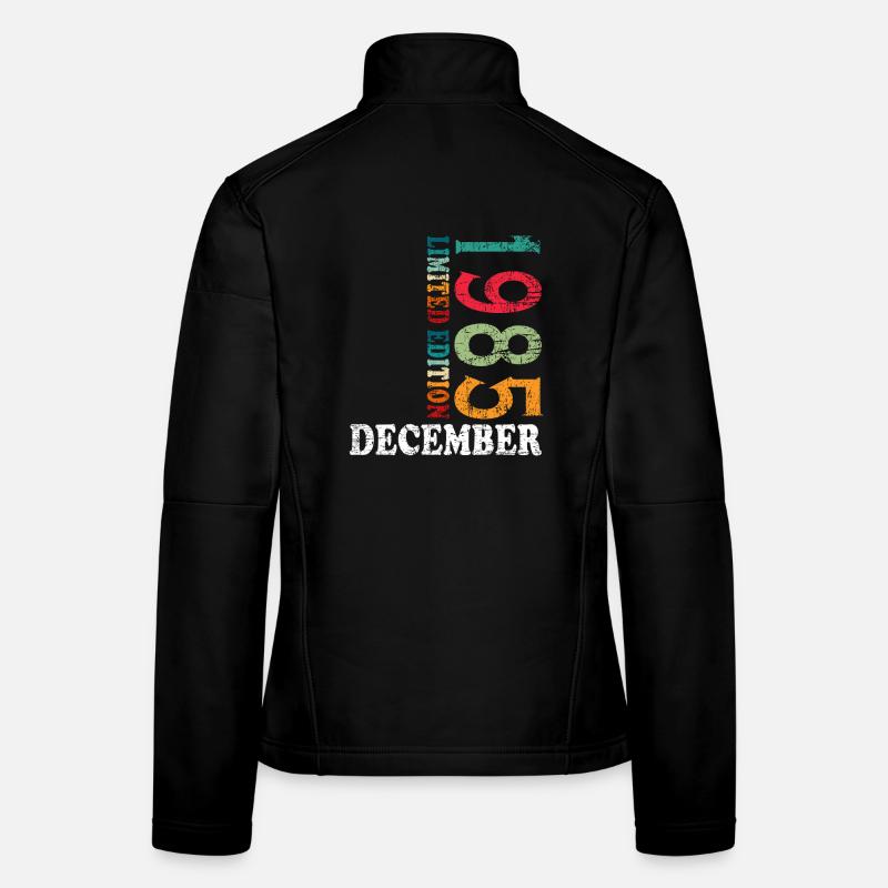 Geburtstag im Dezember 1985 - December Frauen Softshelljacke