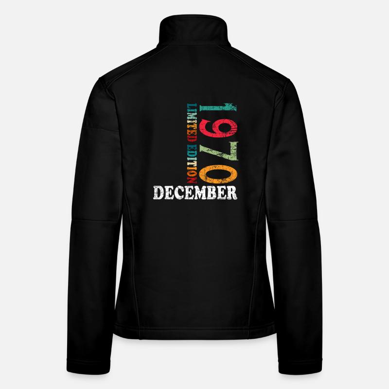 Birthday in December 1970 - December Women's Softshell Jacket