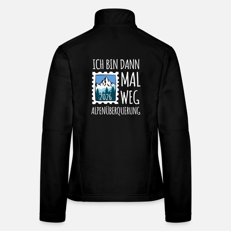 Alpen Überquerung 2026 - Wandern Frauen Softshelljacke
