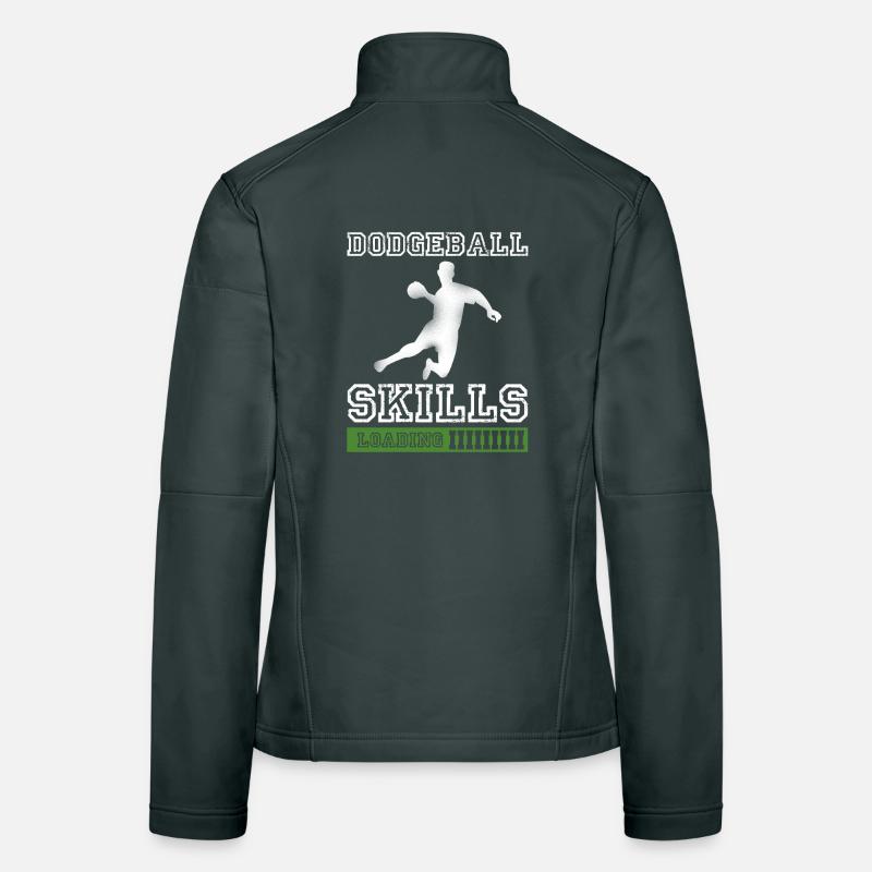 Dodgeball Skills Loading Women's Softshell Jacket