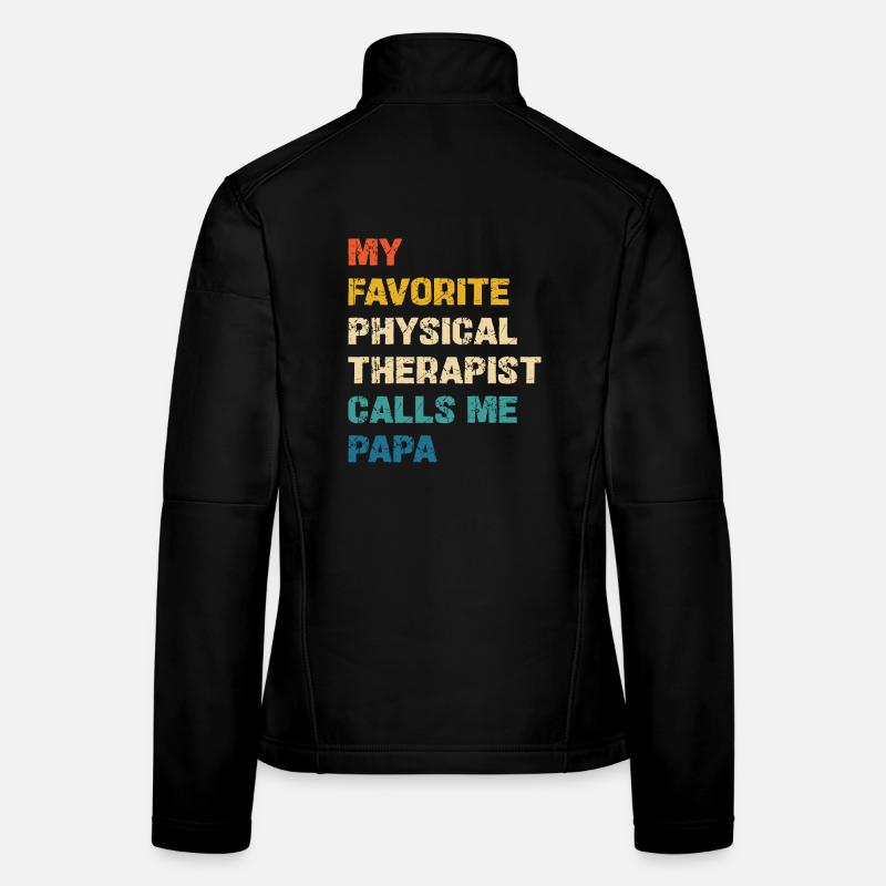Lieblingsphysiotherapeut nennt mich Papa Frauen Softshelljacke