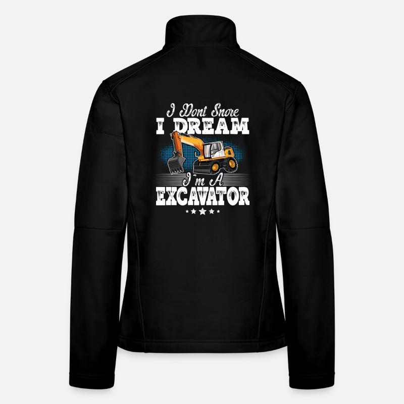Excavator Operator Women's Softshell Jacket