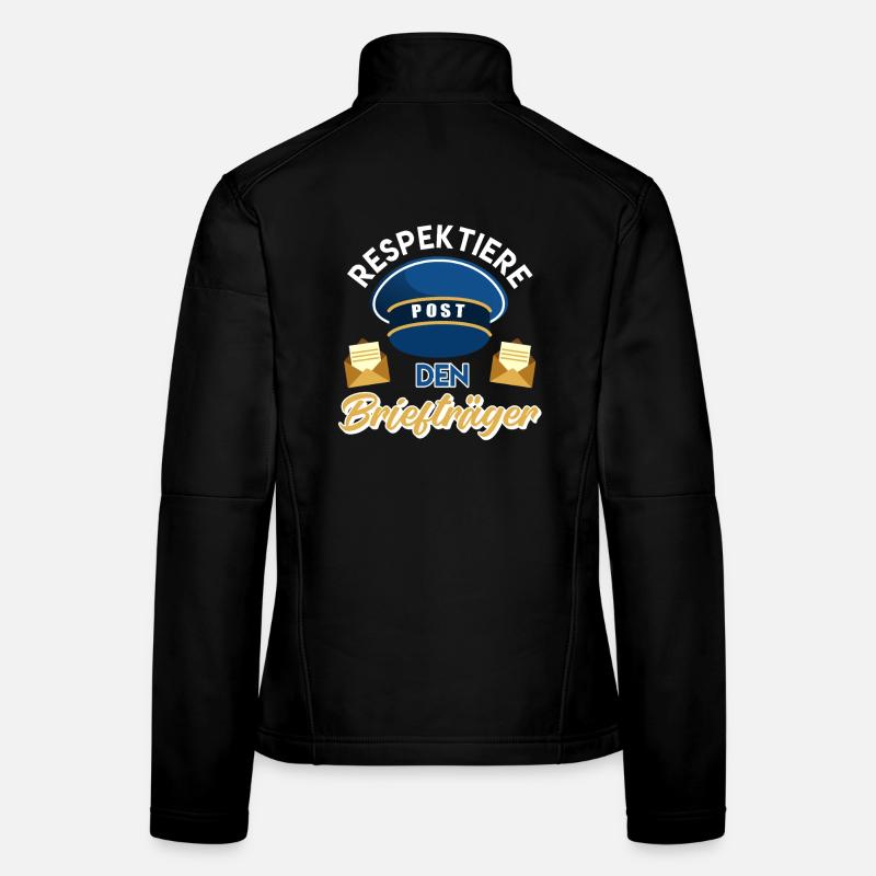 Postman RESPECT MAIL THE POSTMAN FUNNY Women's Softshell Jacket