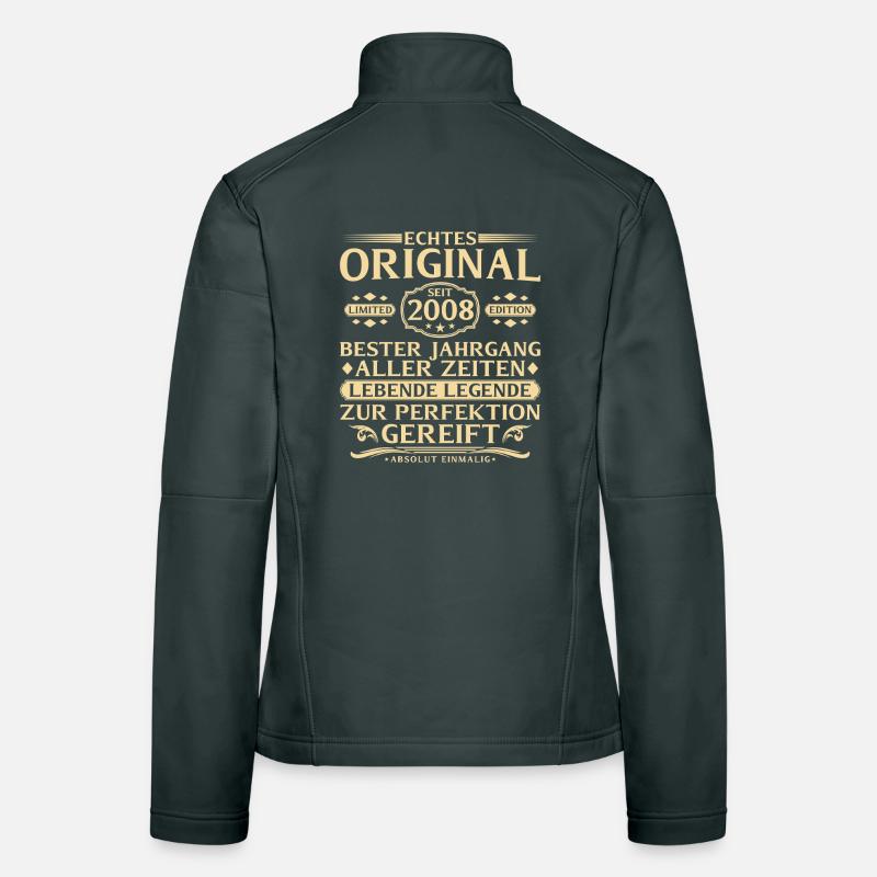 18e anniversaire Real Original depuis 2008 Veste en tissu softshell Femme