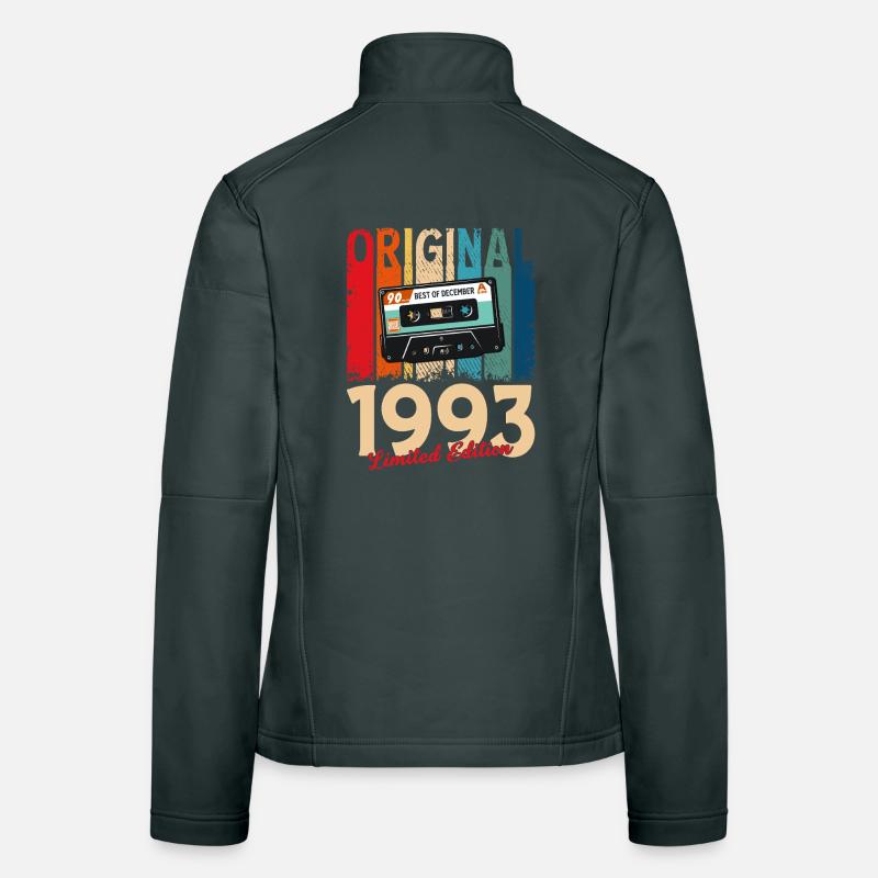 Cassette du 32e anniversaire décembre 1993 Veste en tissu softshell Femme