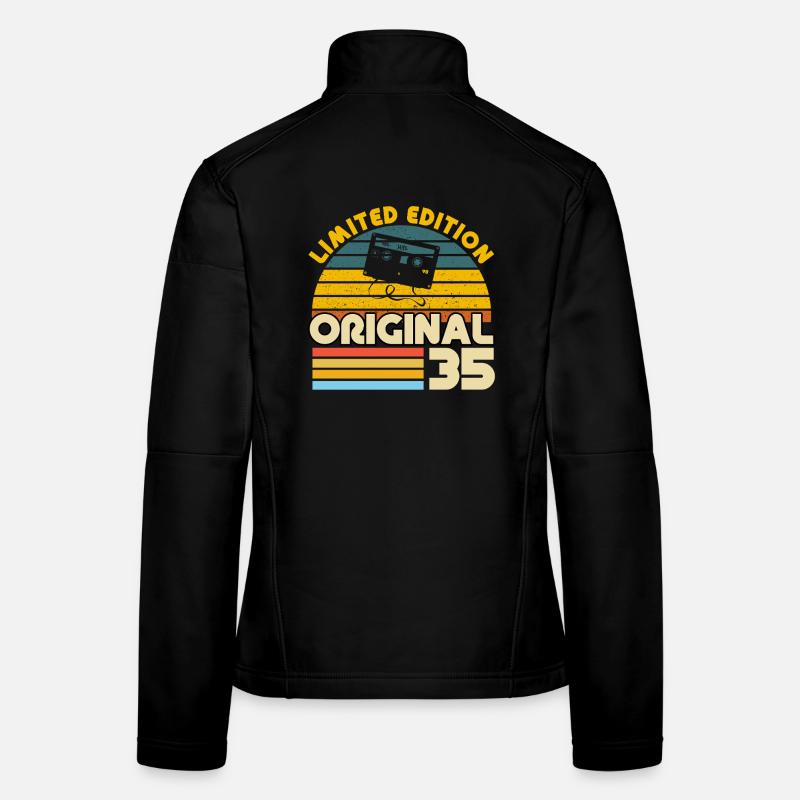 35 Years Vintage Original Retro Anniversary Gift Women's Softshell Jacket