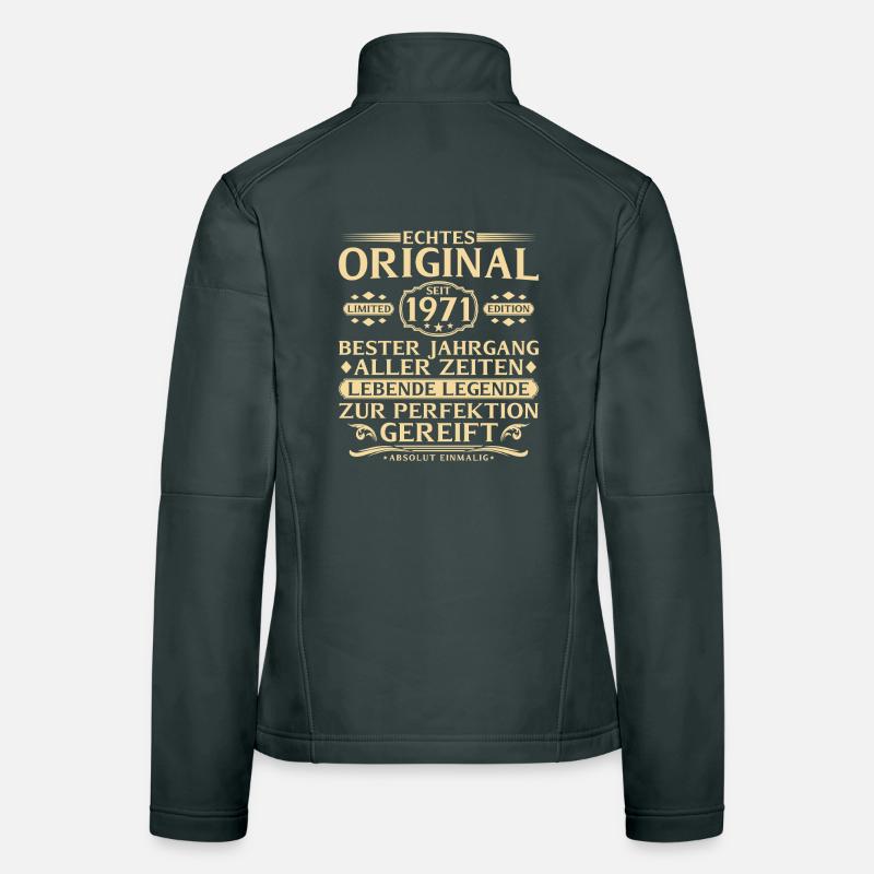 55th birthday True original since 1971 Women's Softshell Jacket