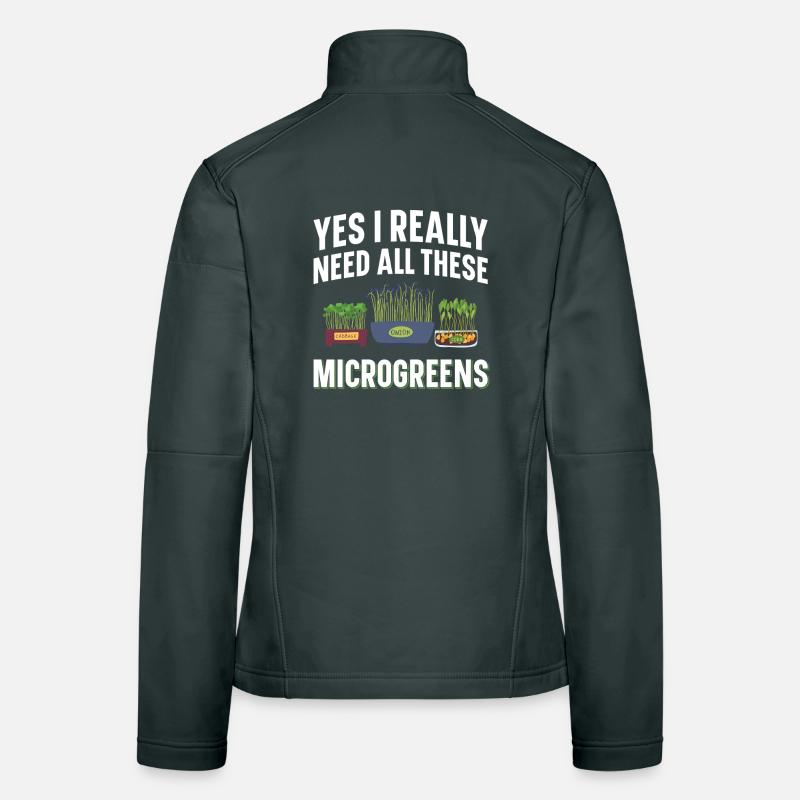Microgreens Growing System Gartenset Spross Frauen Softshelljacke