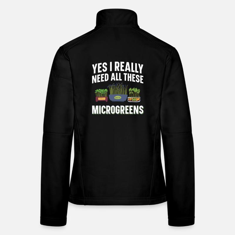 Microgreens Growing System Gartenset Spross Frauen Softshelljacke