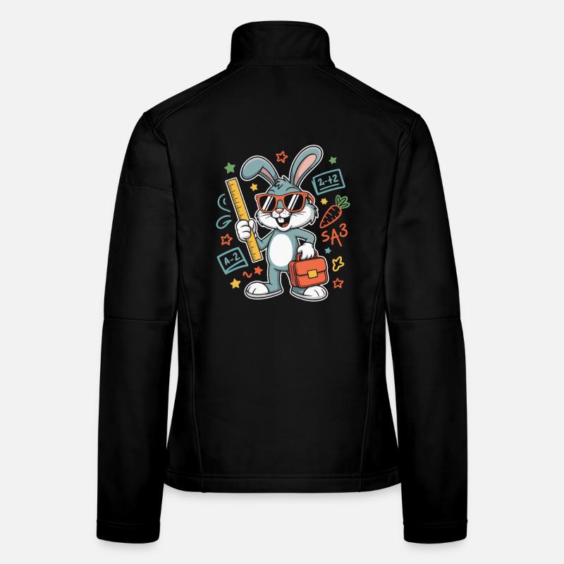Lernbunny Schulabenteuer mit Brille Frauen Softshelljacke