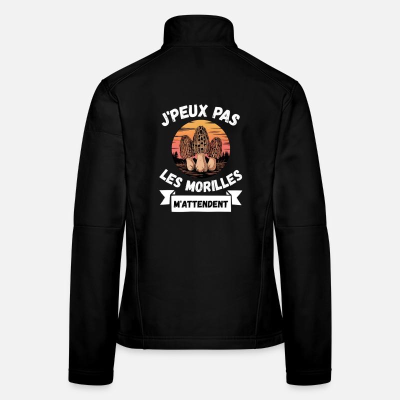 Morels Humor Ich kann nicht Frauen Softshelljacke