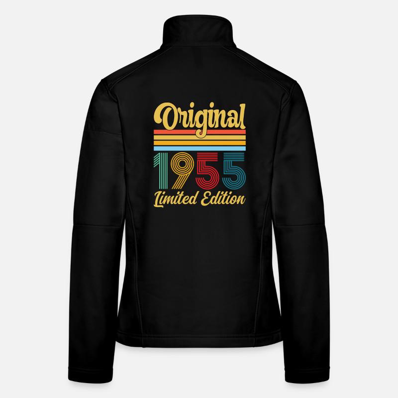 Geburtstagsgeschenk 1955 Originales Vintage-Retro-Geschenk Frauen Softshelljacke