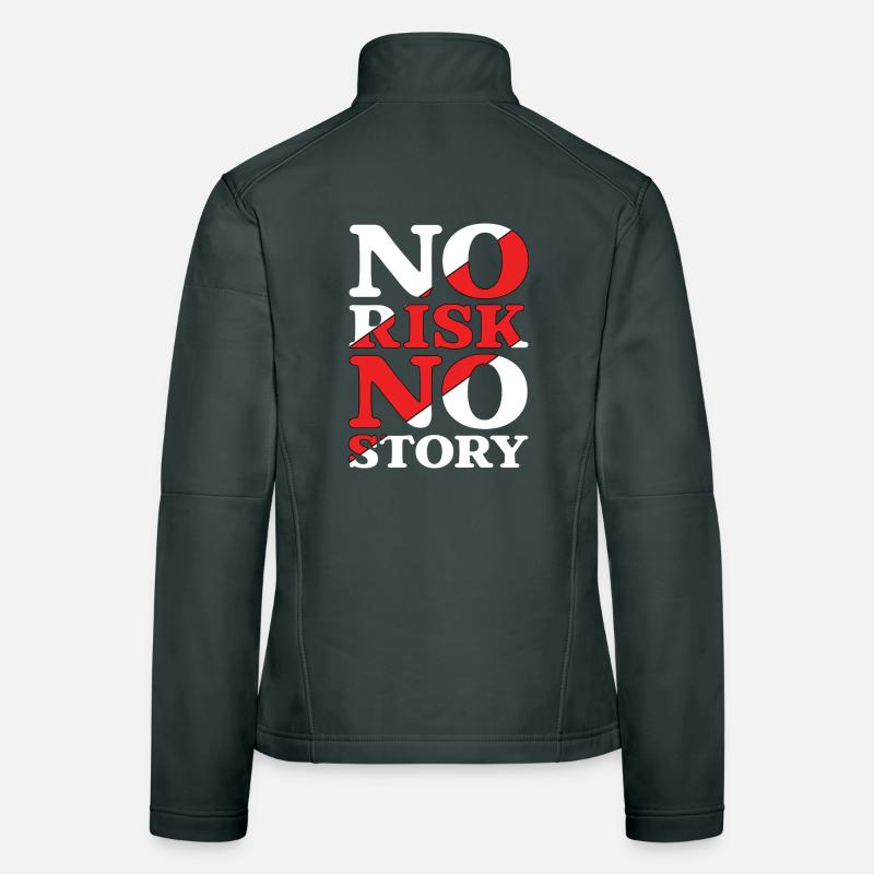 Pas de risque, pas d’histoire Veste en tissu softshell Femme