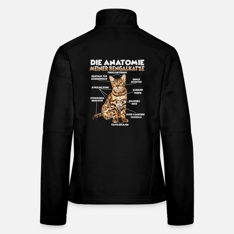 Bengali T | Propriétaire de chats Bengal Chats Bengal Veste en tissu softshell Femme