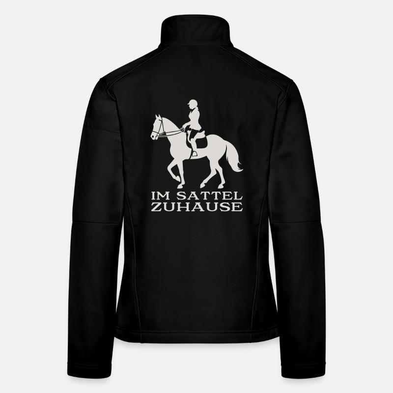 Im Sattel Zuhause Frauen Softshelljacke